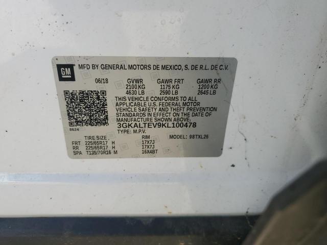 2019 GMC TERRAIN SL 3GKALTEV9KL100478