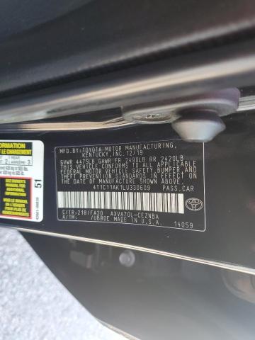 2020 TOYOTA CAMRY LE 4T1C11AK1LU330609