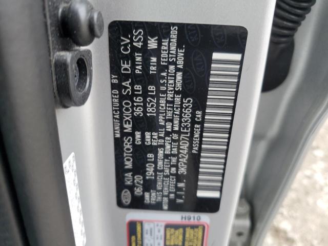 2020 KIA RIO LX #3296227628