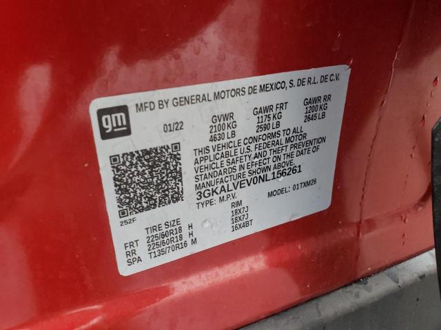 2022 GMC TERRAIN SL 3GKALVEV0NL156261