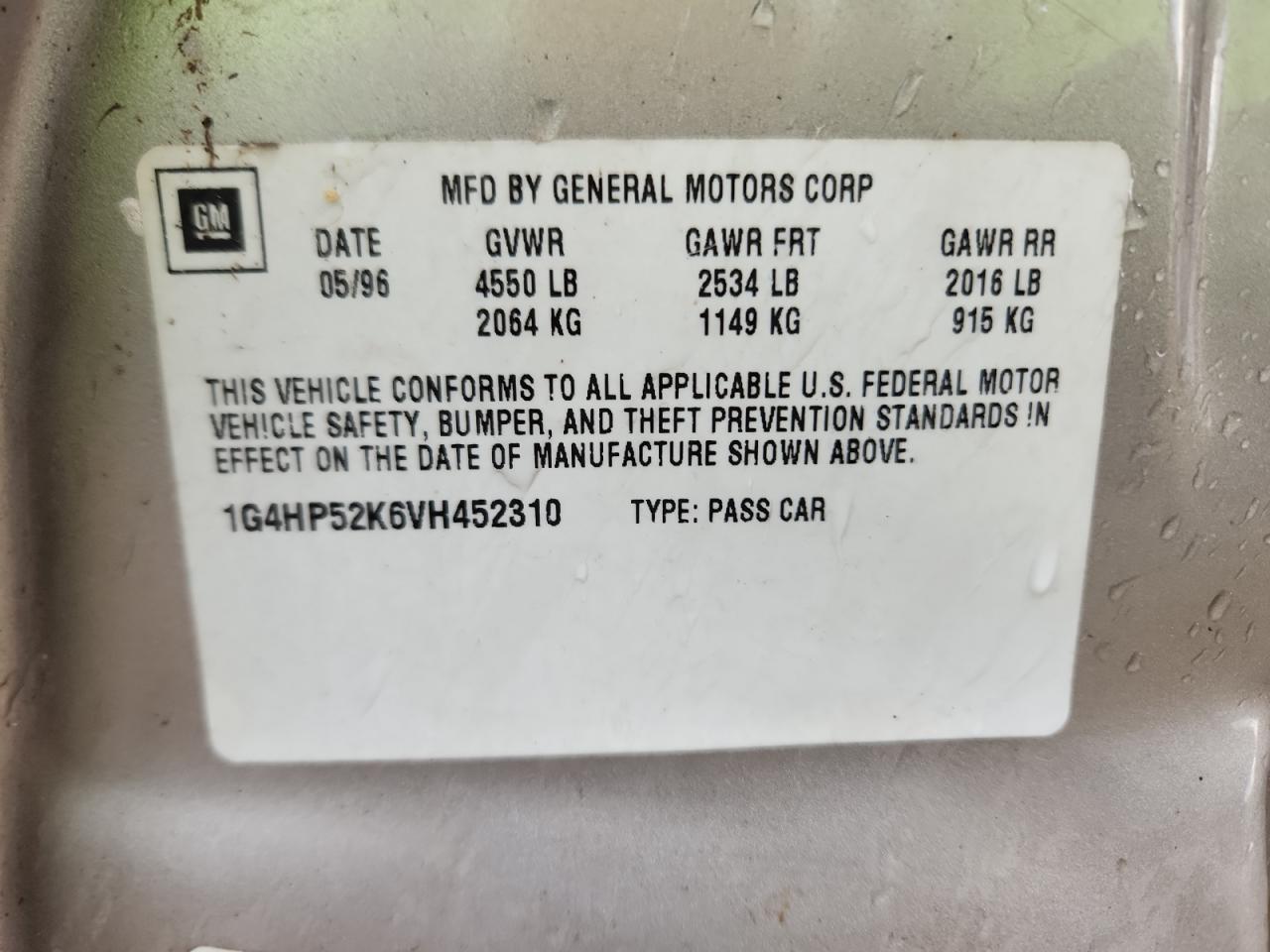 Lot #3297084515 1997 BUICK LESABRE CU