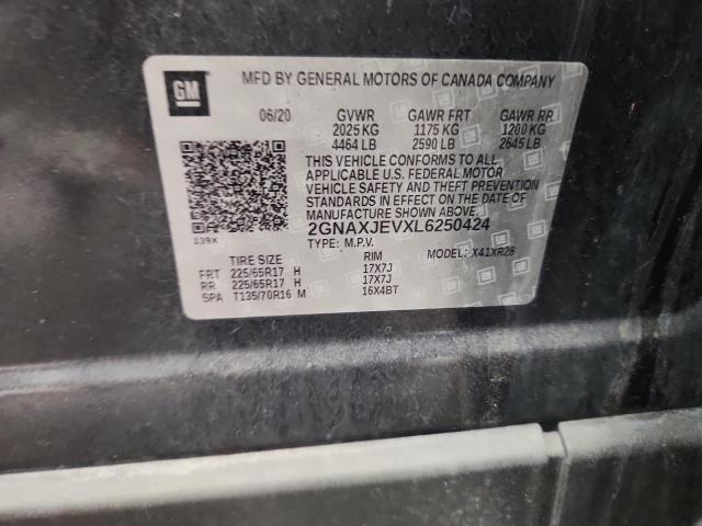 2020 CHEVROLET EQUINOX LT #3302923065