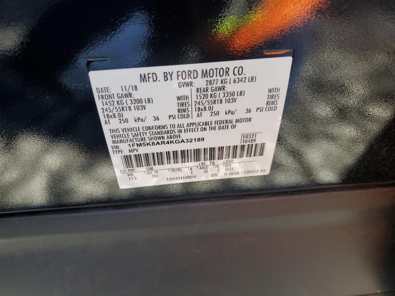 FORD EXPLORER POLICE INTERCEPTOR