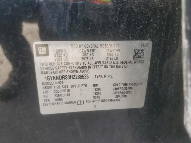 2017 CADILLAC XT5 LUXURY - 1GYKNDRS8HZ285523