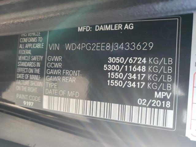 2018 MERCEDES-BENZ METRIS #3284591378