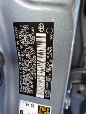 2022 TOYOTA COROLLA LE #3304022612