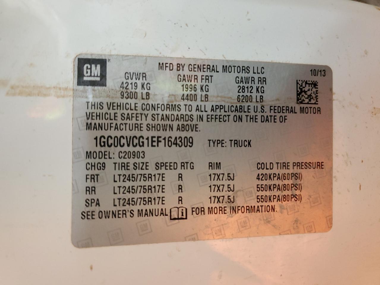 Lot #3311480239 2014 CHEVROLET SILVERADO