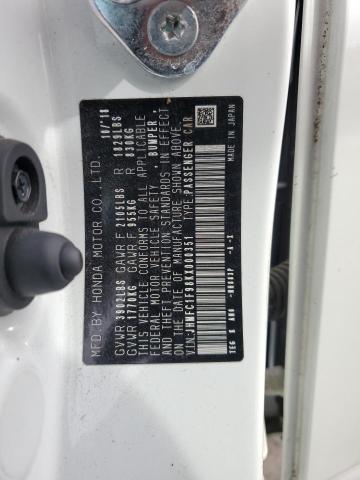 2019 HONDA CIVIC TOUR JHMFC1F98KX000351