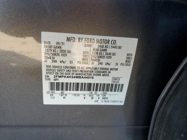 2021 FORD EDGE TITAN - 2FMPK4K94MBA44918