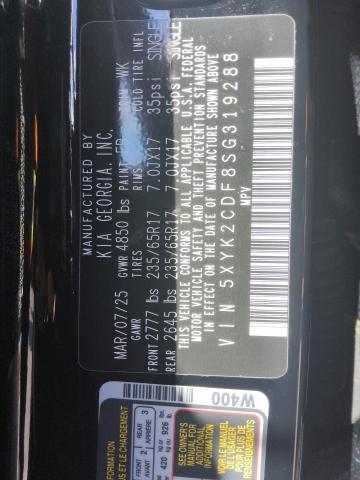 2025 KIA SPORTAGE L 5XYK2CDF8SG319288