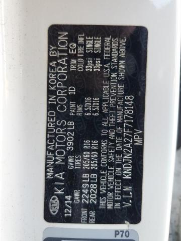 2015 KIA SOUL KNDJN2A27F7178148