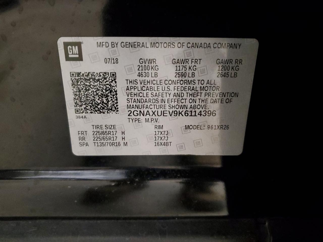 CHEVROLET EQUINOX LT