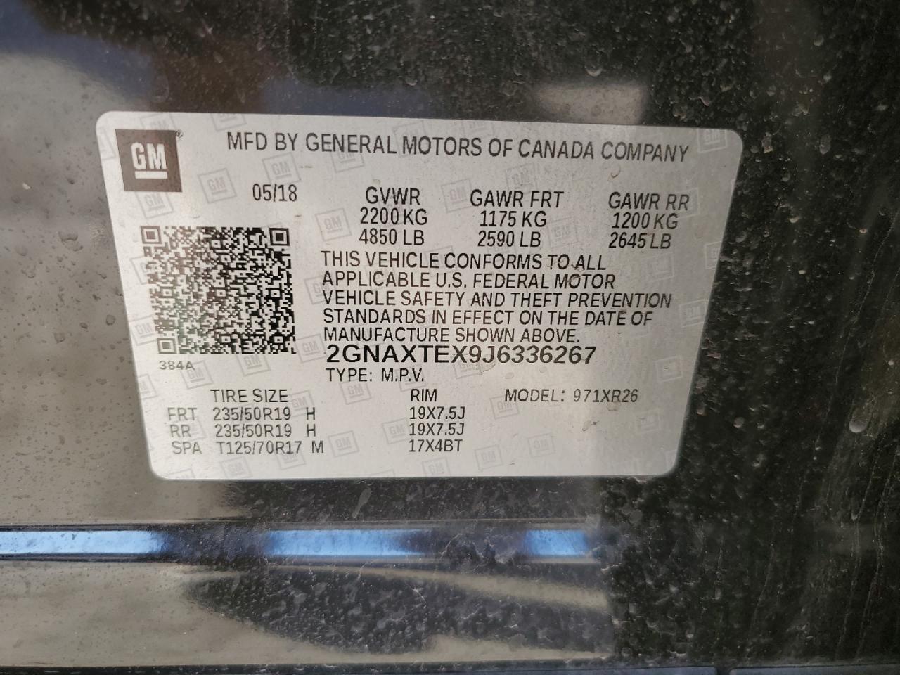 CHEVROLET EQUINOX LT