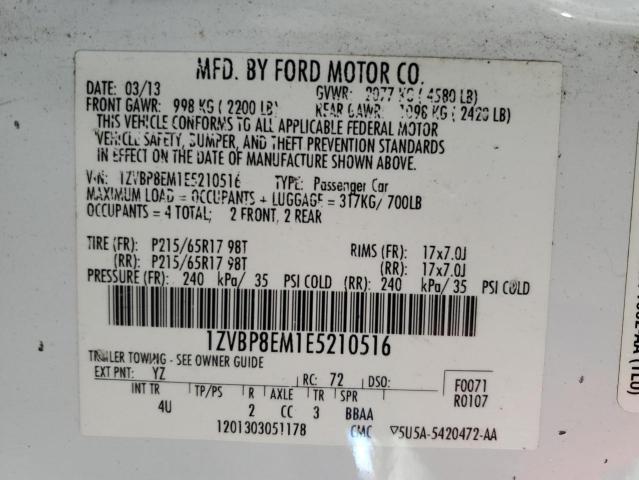 2014 FORD MUSTANG - 1ZVBP8EM1E5210516