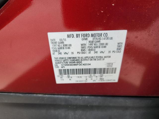 2015 FORD EXPLORER X #3284854522