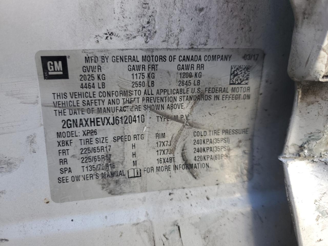 CHEVROLET EQUINOX LS