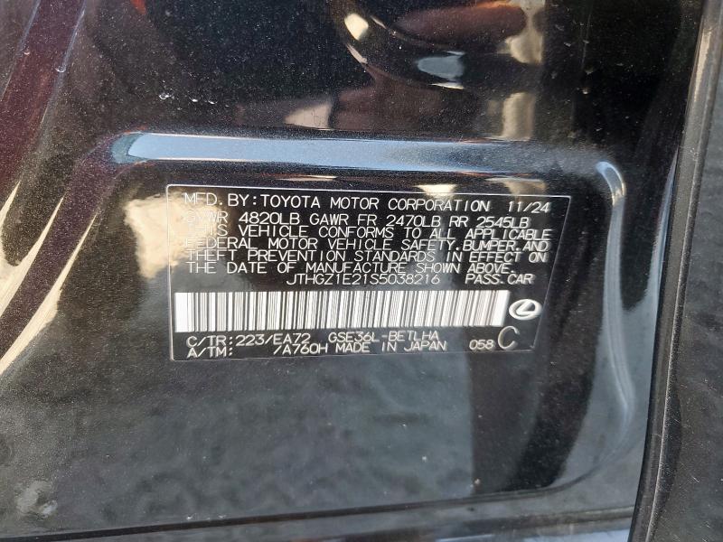 2025 LEXUS IS 350 F S JTHGZ1E21S5038216