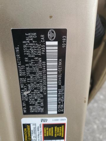2011 TOYOTA CAMRY BASE - 4T1BF3EK9BU164468
