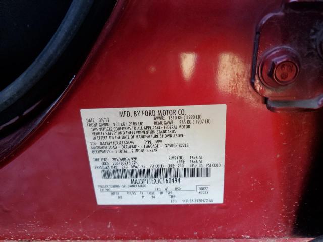 2018 FORD ECOSPORT SE - MAJ3P1TEXJC160494