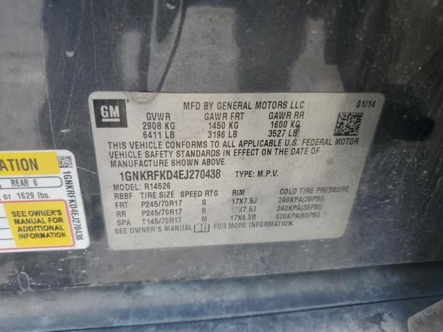 2014 CHEVROLET TRAVERSE L #3290252241