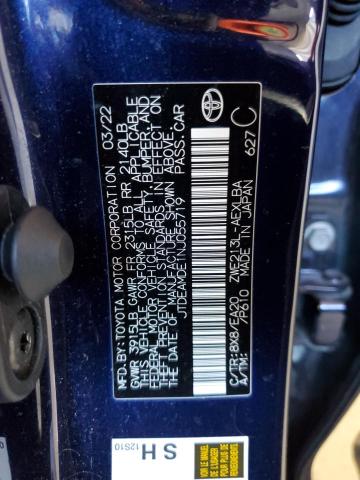 2022 TOYOTA COROLLA LE #3298119127