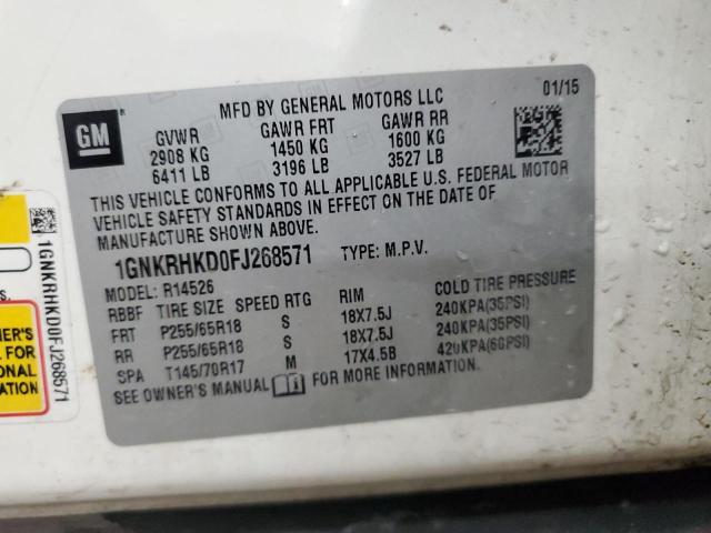 2015 CHEVROLET TRAVERSE L #3279743931