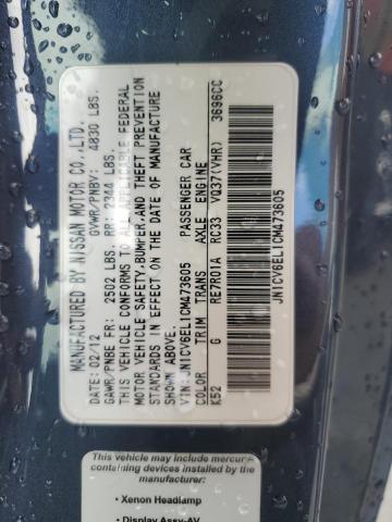 2012 INFINITI G37 - JN1CV6EL1CM473605