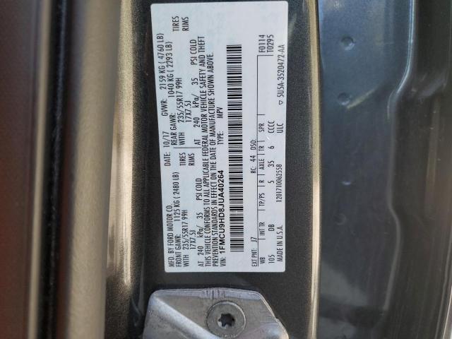 2018 FORD ESCAPE SEL 1FMCU9HD8JUA40264