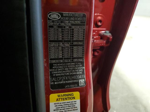 2020 LAND ROVER DISCOVERY #3301940436