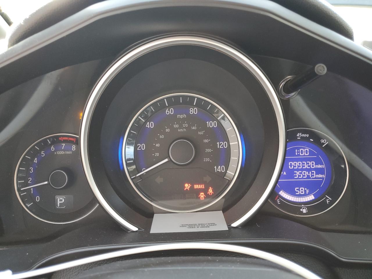 Lot #3312405124 2016 HONDA FIT EX