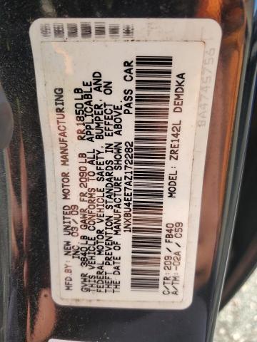 2010 TOYOTA COROLLA BA - 1NXBU4EE7AZ172282