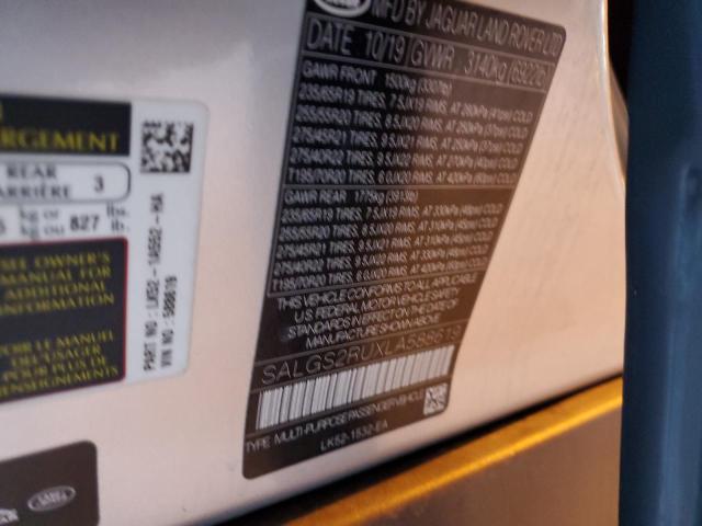 2020 LAND ROVER RANGE ROVE #3285681671