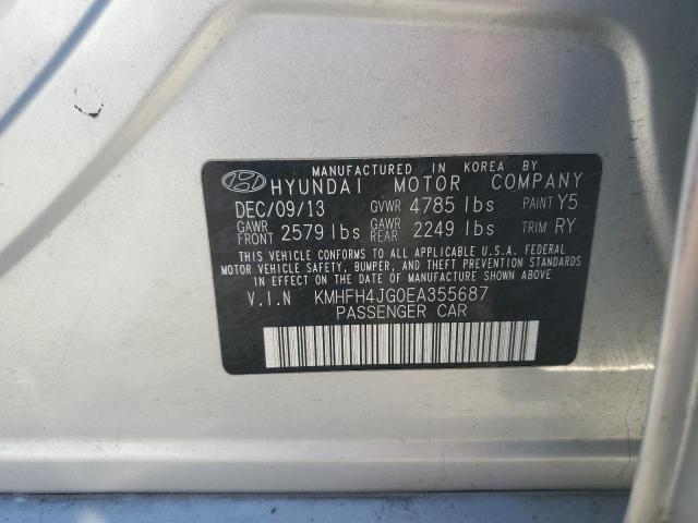 2014 HYUNDAI AZERA GLS - KMHFH4JG0EA355687