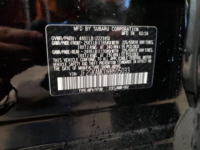 2024 SUBARU FORESTER T - JF2SKAMC0RH505033