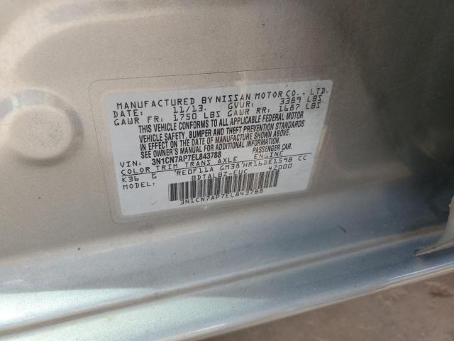 2014 NISSAN VERSA S - 3N1CN7AP7EL843788