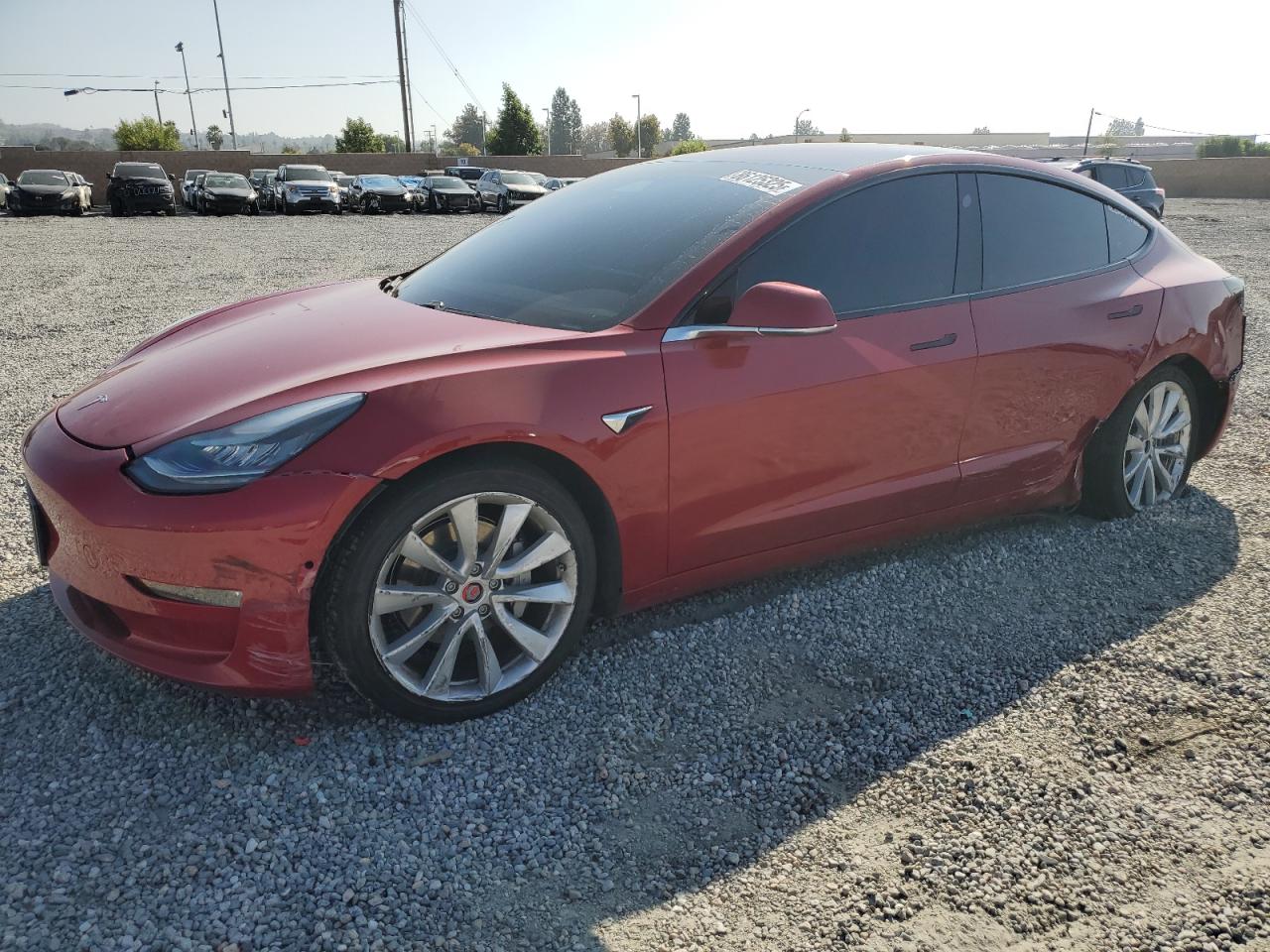 Lot #3302766373 2018 TESLA MODEL 3