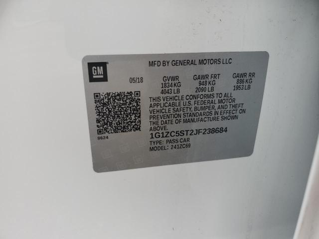 2018 CHEVROLET MALIBU LS - 1G1ZC5ST2JF238684