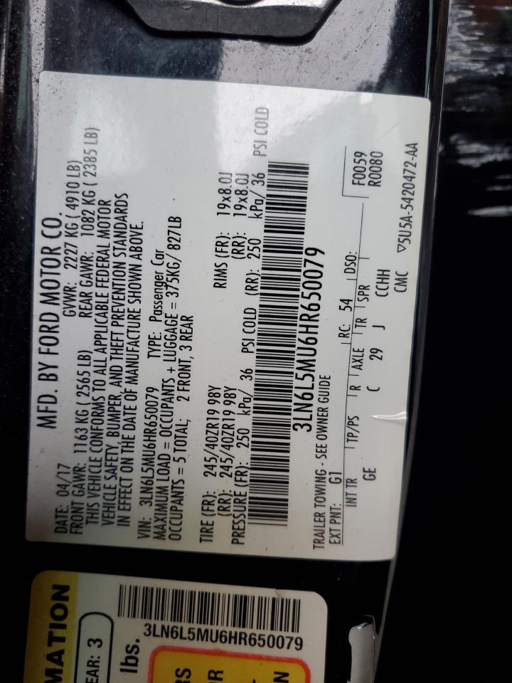 LINCOLN MKZ HYBRID RESERVE