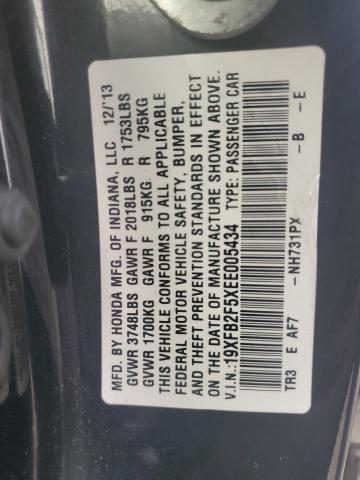 2014 HONDA CIVIC LX - 19XFB2F5XEE005434