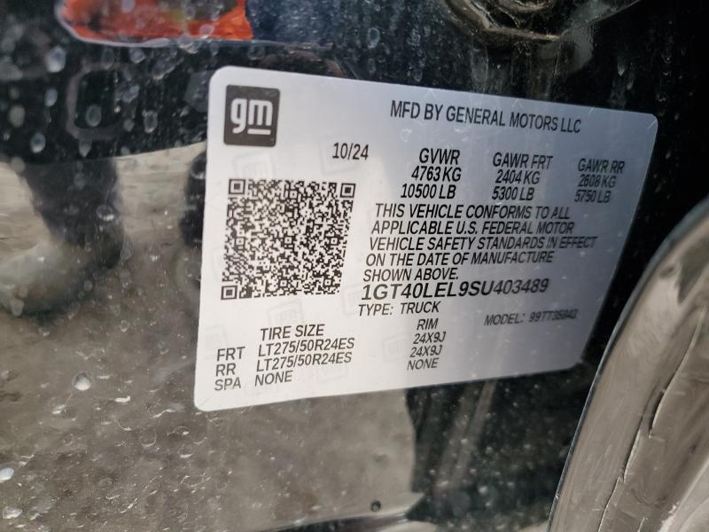 2025 GMC SIERRA DEN 1GT40LEL9SU403489