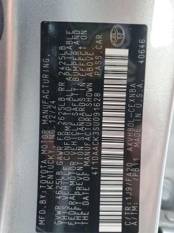 2025 TOYOTA CAMRY XSE - 4T1DAACK3SU091628