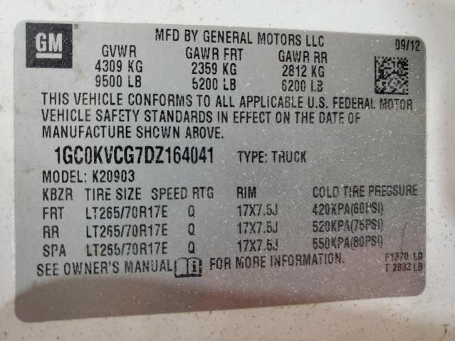 2013 CHEVROLET SILVERADO #3271704610