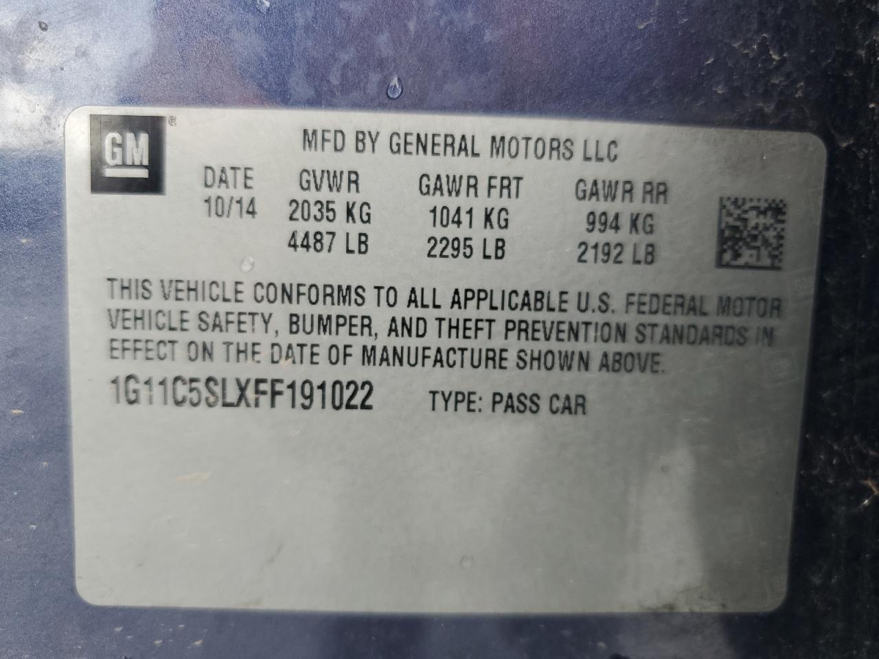 CHEVROLET MALIBU 1LT