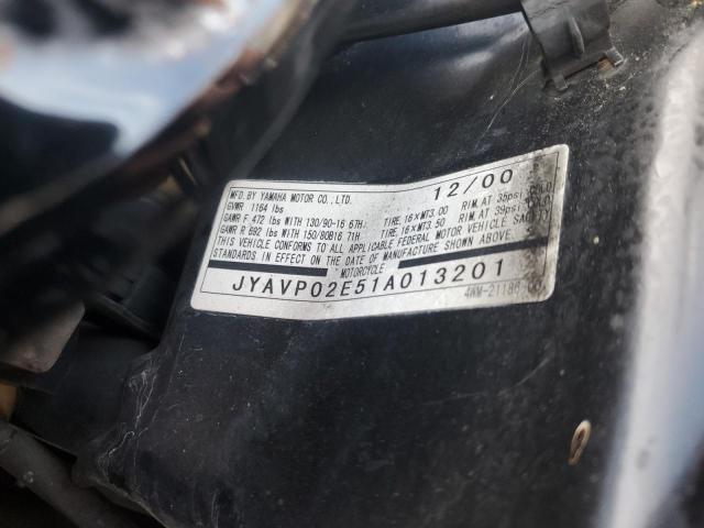 2001 YAMAHA XV1600 AL - JYAVP02E51A013201