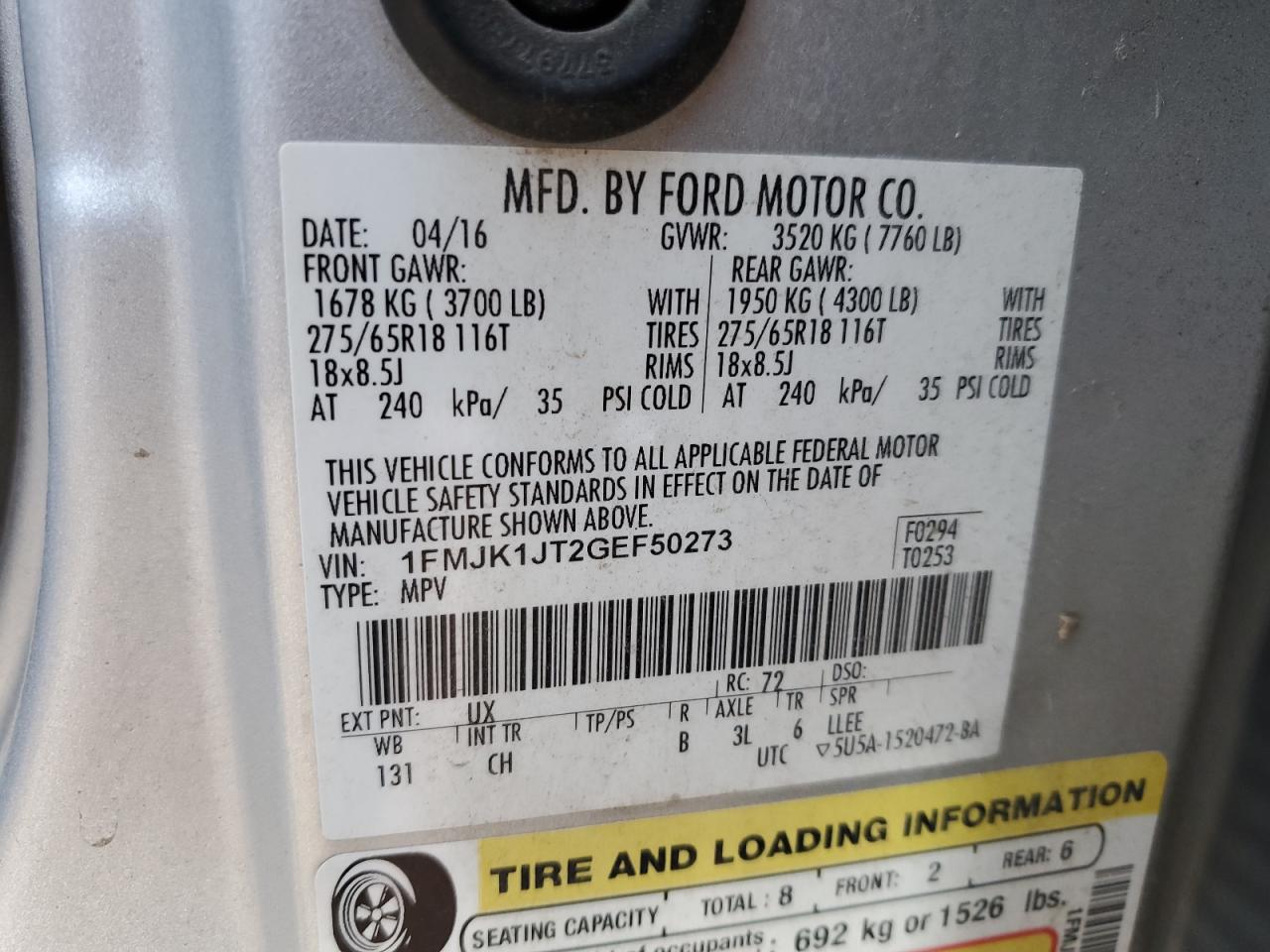 FORD EXPEDITION EL XLT