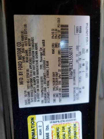 2020 FORD MUSTANG SH 1FA6P8JZXL5550191