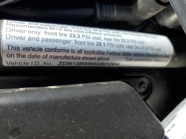 2016 DUCATI MULTISTRAD ZDM12BWW6GB012954