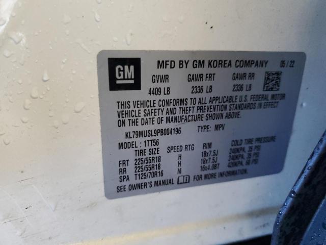 2023 CHEVROLET TRAILBLAZE KL79MUSL9PB004196