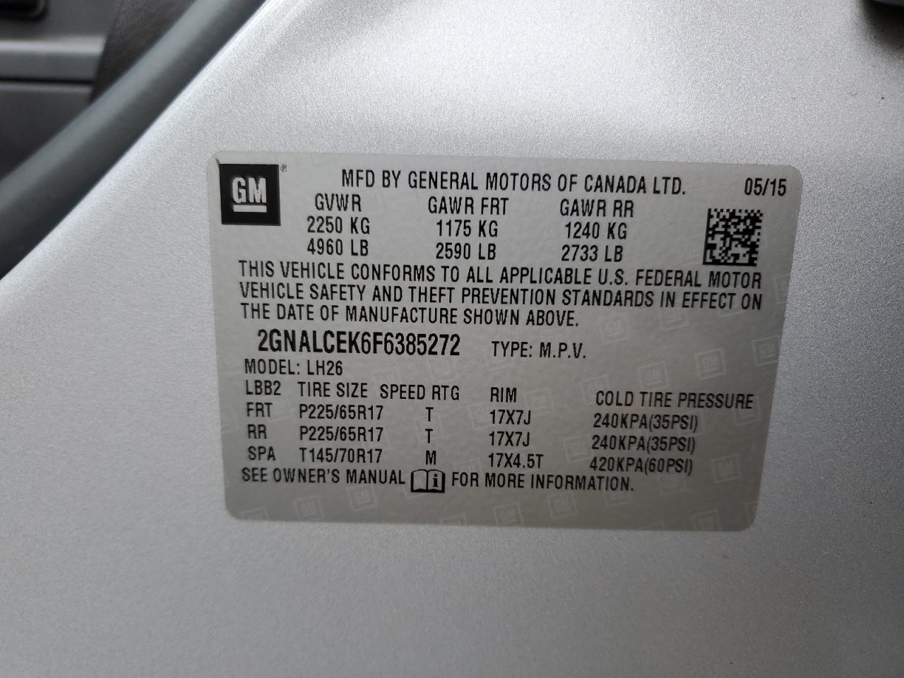 CHEVROLET EQUINOX LT