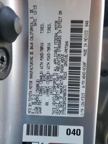 2016 TOYOTA TACOMA DOU - 3TMDZ5BN3GM003673